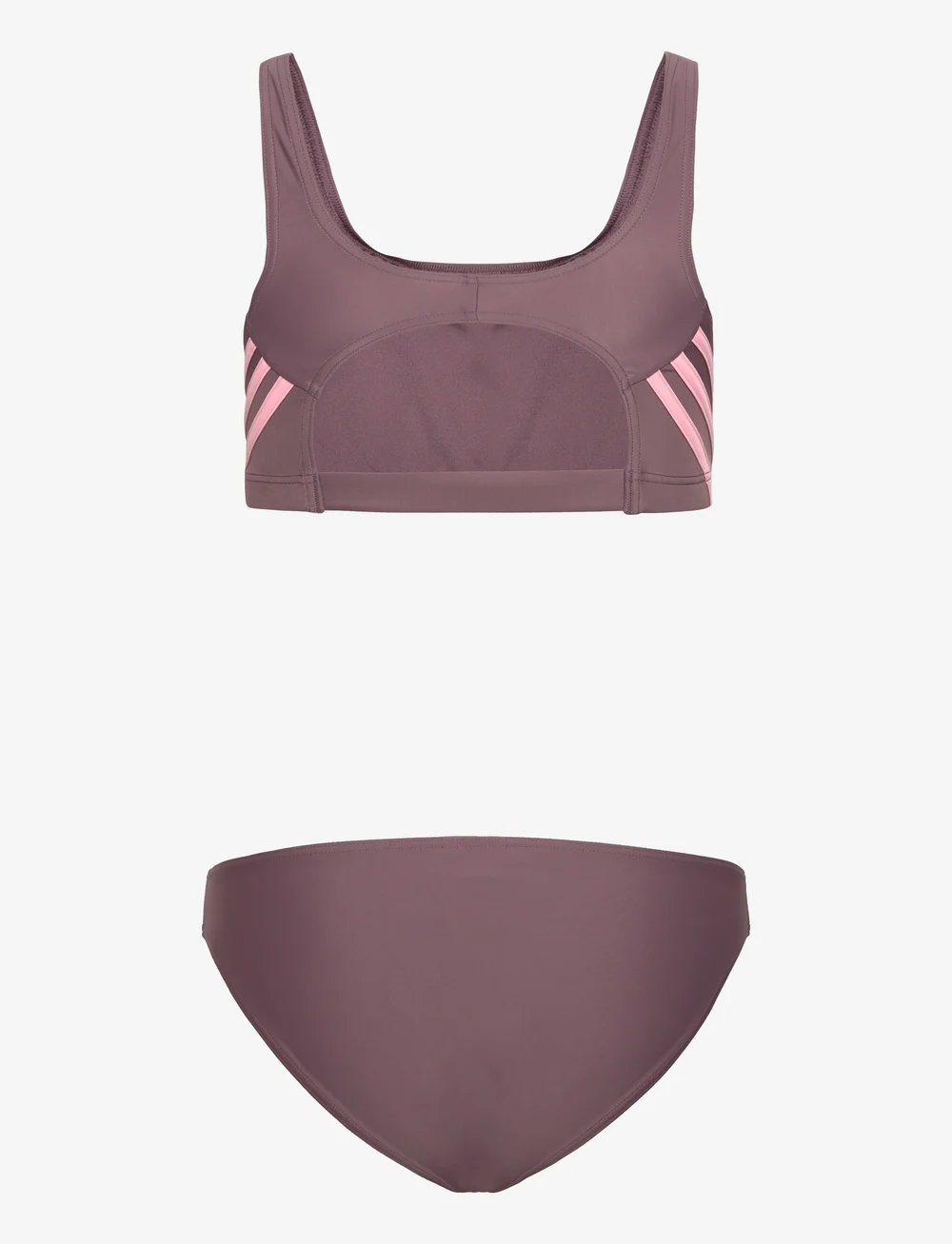 Adidas striped bikini top cheap