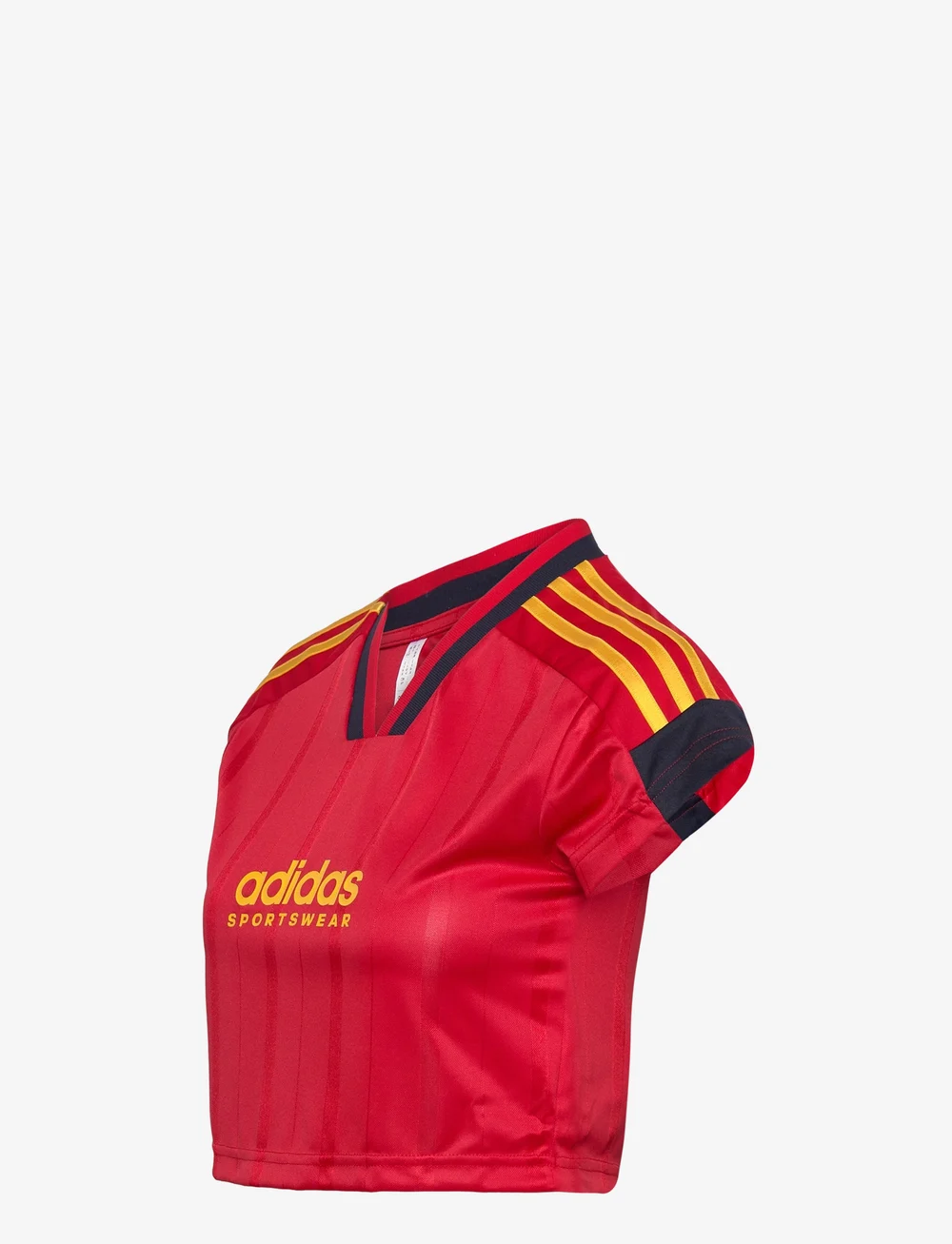 adidas Sportswear - TIRO CUT 3 STRIPES CROPPED JERSEY - t-shirts - betsca/legink/bogold - 2