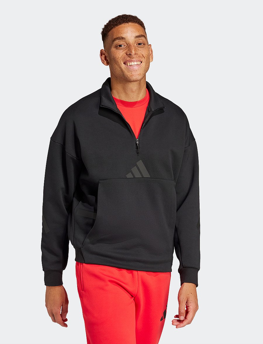 adidas Sportswear - M Z.N.E. H-ZIP - black - 5