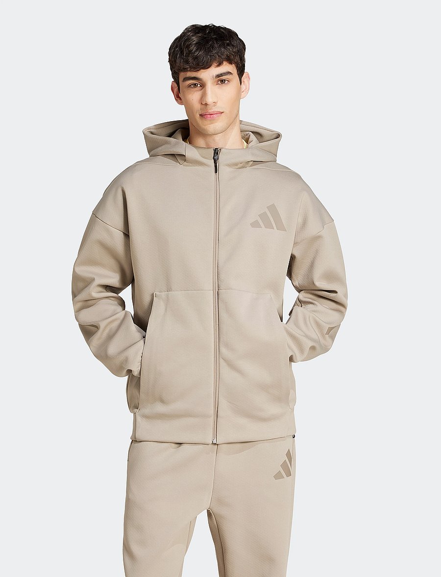 adidas Sportswear - M Z.N.E. FZ - fleece og mellemlag - putbei - 0