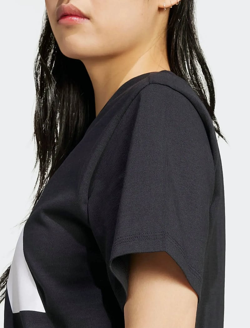 adidas Sportswear - W BL SJ T - t-shirts - black/white - 5