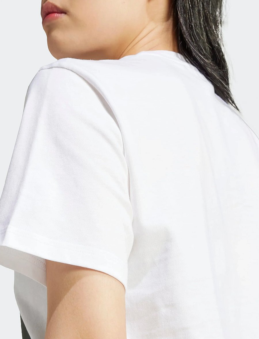 adidas Sportswear - W BL SJ T - t-shirts - white/black - 4
