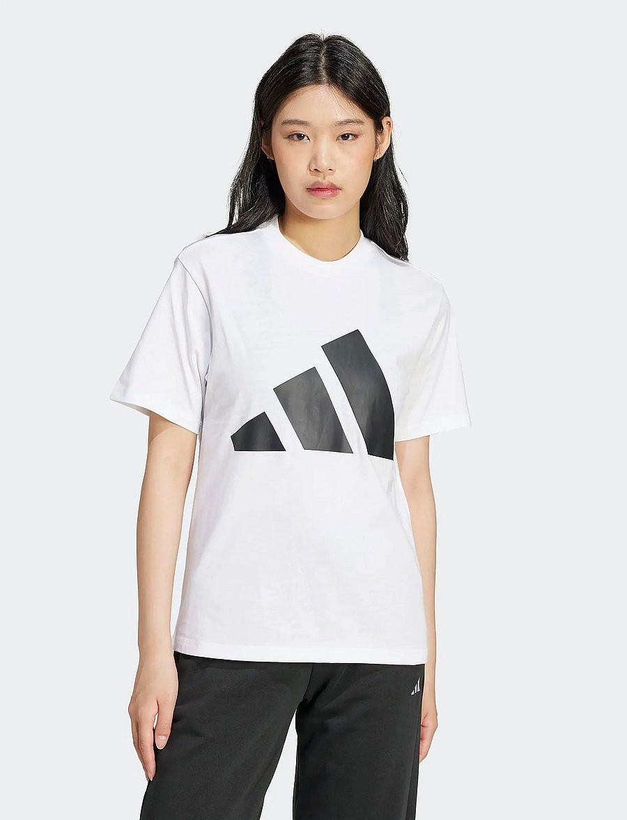 adidas Sportswear - W BL SJ T - t-shirts - white/black - 5