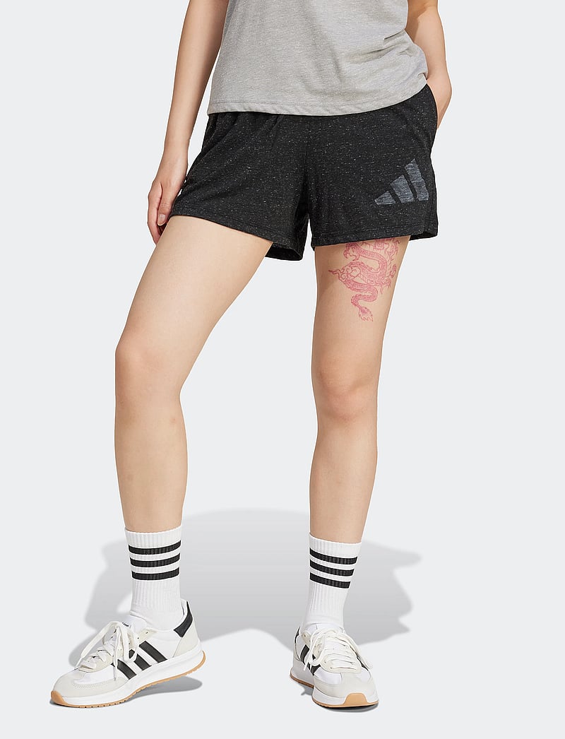 adidas Sportswear - W WINNERS SHO - apatinės dalies rūbai - black/white - 0