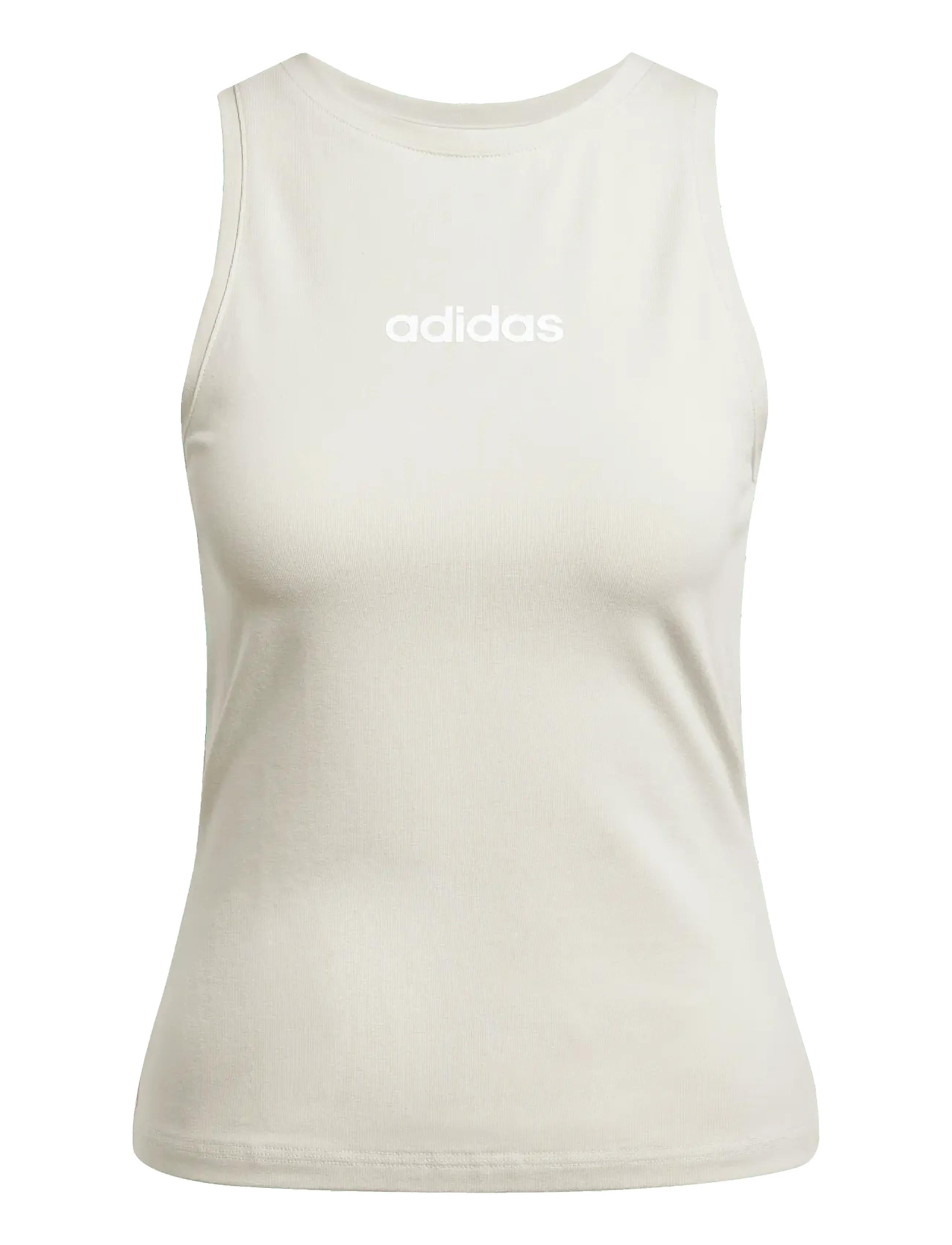 adidas Sportswear W LIN SJ TK - Tøj - WONALU/WHITE / beige