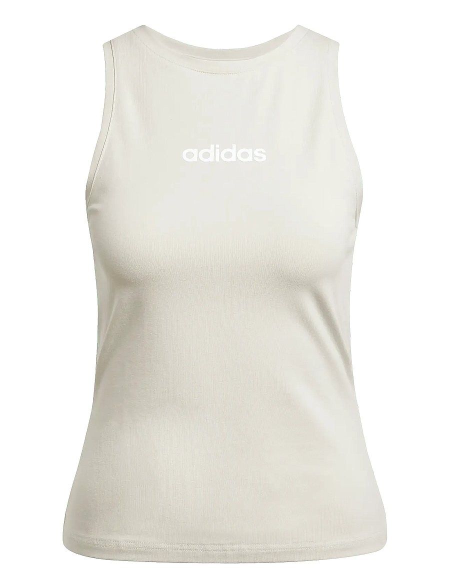 adidas Sportswear - W LIN SJ TK - tank tops - wonalu/white - 1