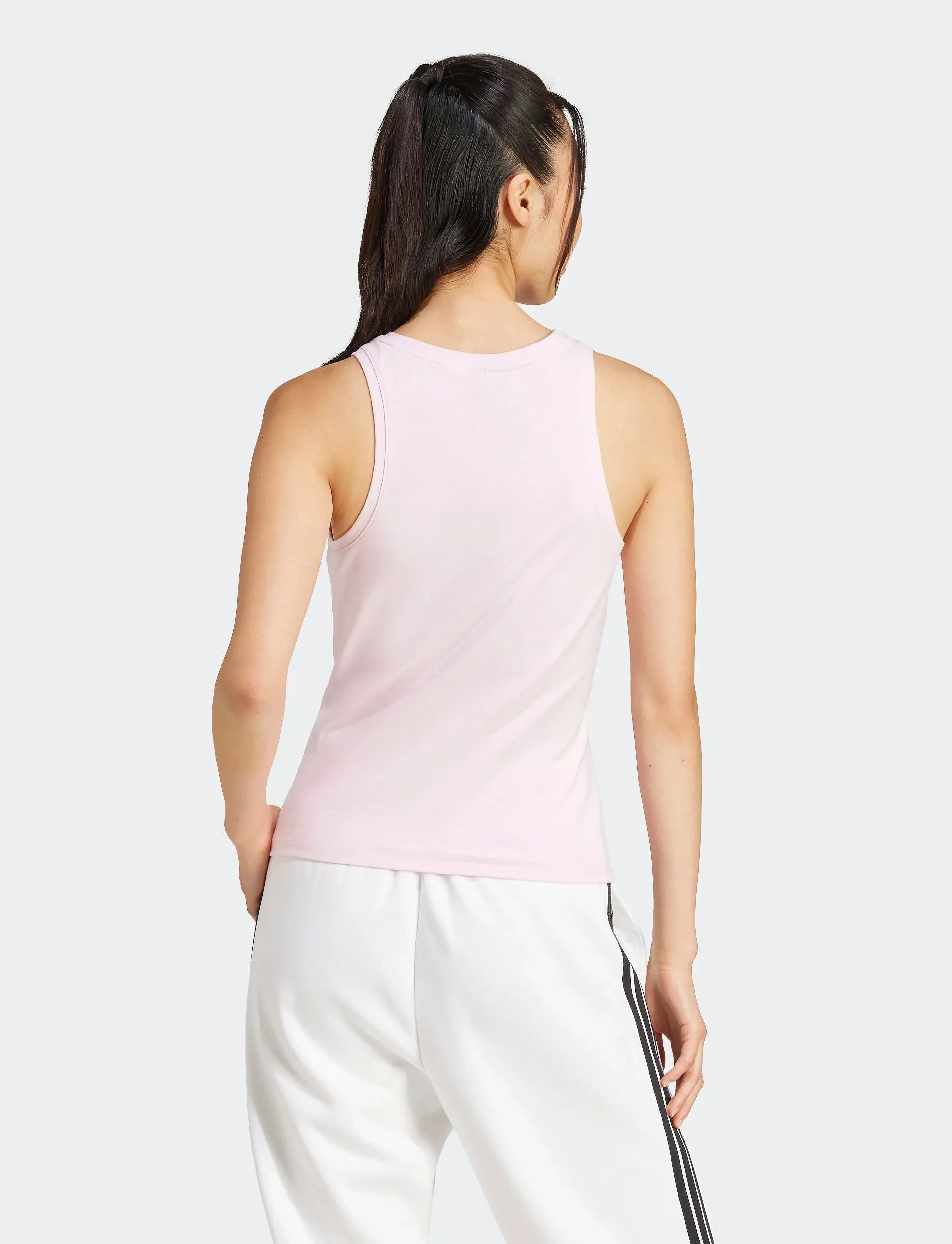 adidas Sportswear - W LIN SJ TK - tank tops - clpink/white - 3
