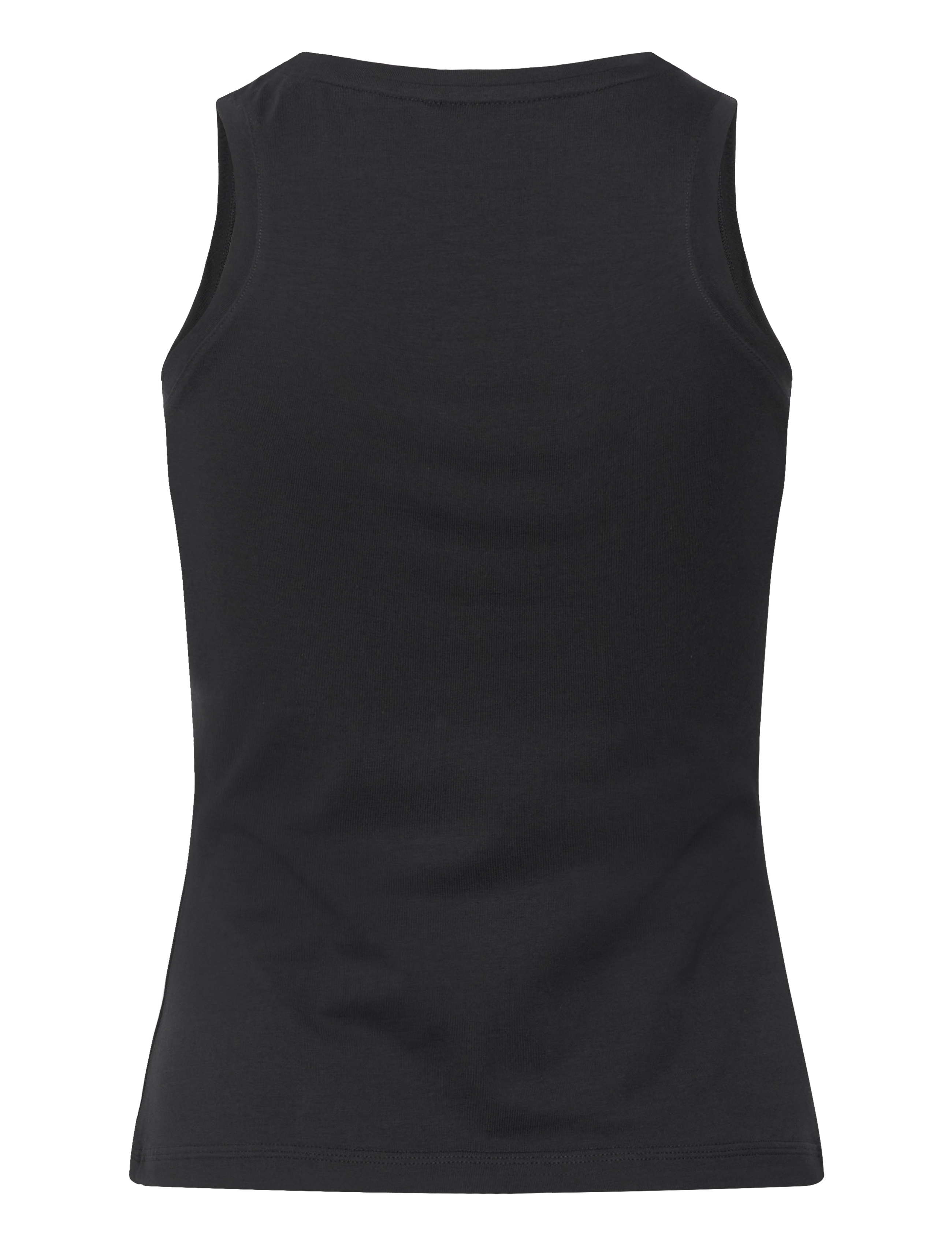 adidas Sportswear - W LIN SJ TK - tanktops - black/white - 2