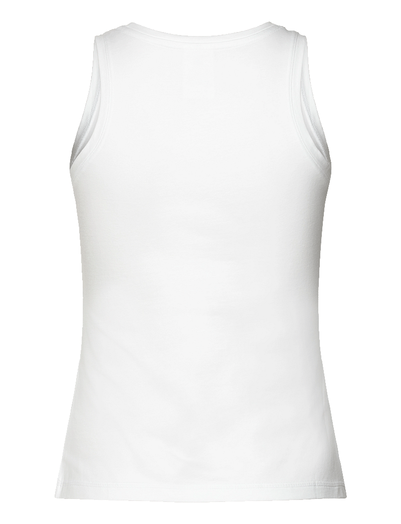 adidas Sportswear - W LIN SJ TK - tank tops - white/black - 2