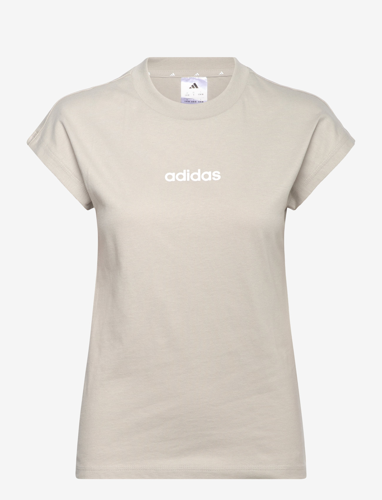 adidas Sportswear - W LIN SJ T - t-shirts - wonalu/white - 1