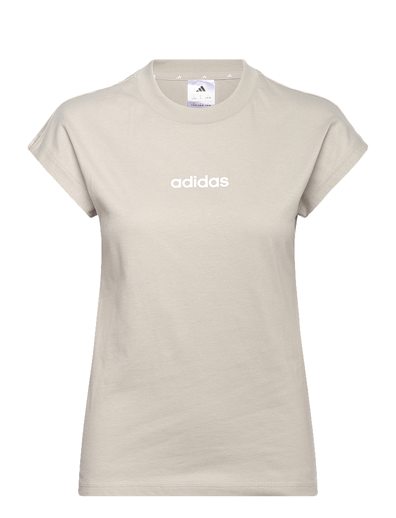 adidas Sportswear - W LIN SJ T - t-shirts - wonalu/white - 1