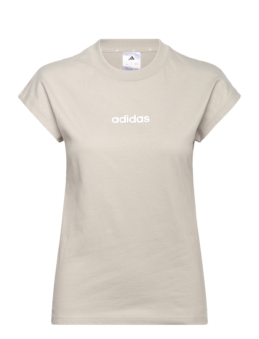 adidas Sportswear - W LIN SJ T - t-shirts - wonalu/white - 1
