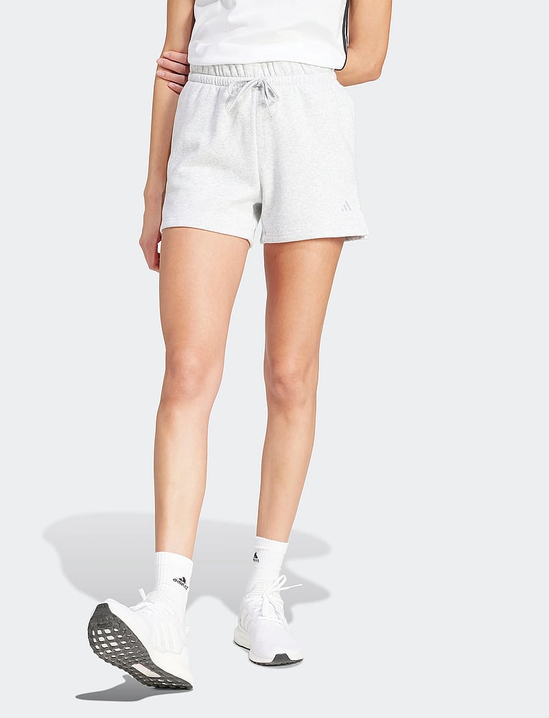 adidas Sportswear - W SL FC SHO - apakšējais apģērbs - lgreyh/white - 0