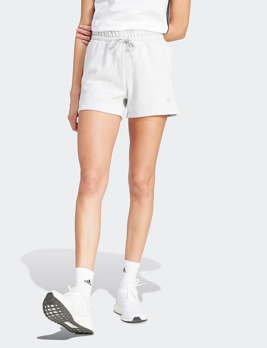 adidas Sportswear - W SL FC SHO - hosen - lgreyh/white - 0