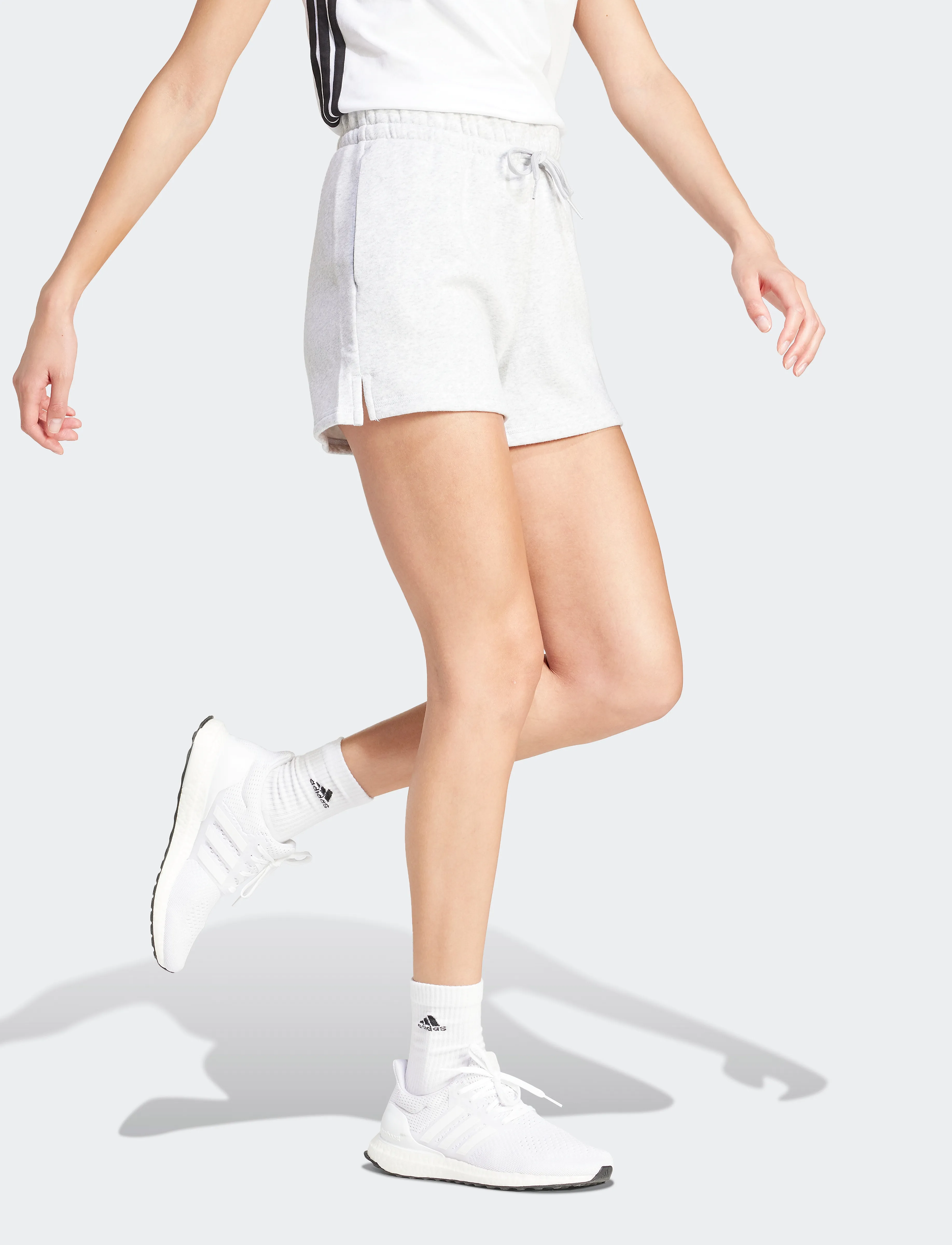 adidas Sportswear - W SL FC SHO - hosen - lgreyh/white - 5