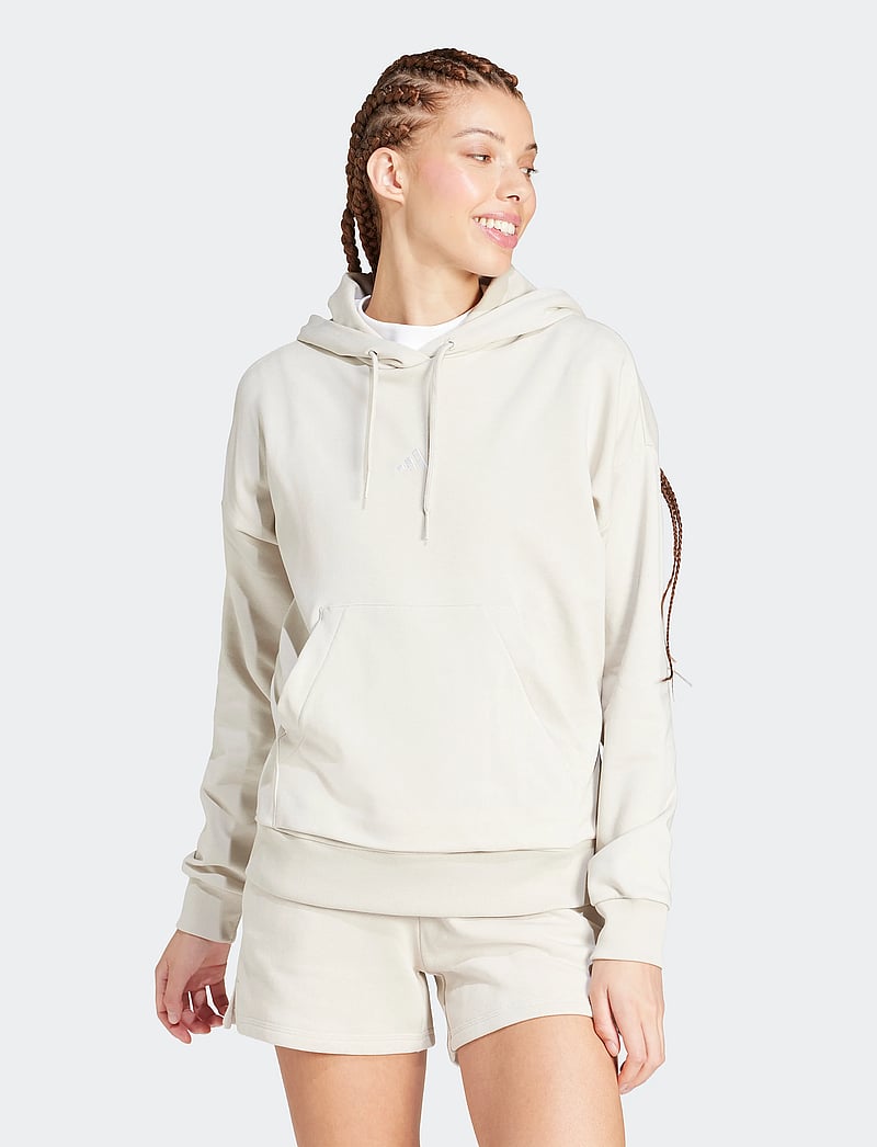 adidas Sportswear - W SL FT HD - hoodies - wonalu/white - 0