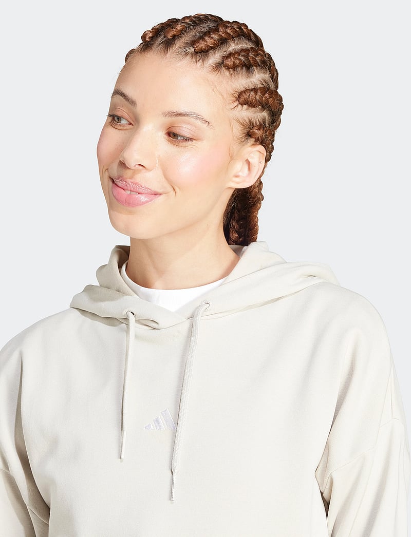 adidas Sportswear - W SL FT HD - hoodies - wonalu/white - 4