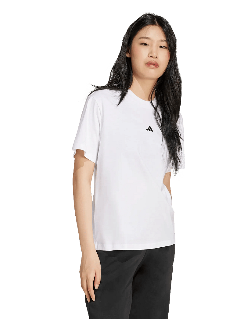 adidas Sportswear - W SL SJ T - t-shirts - white/black - 0