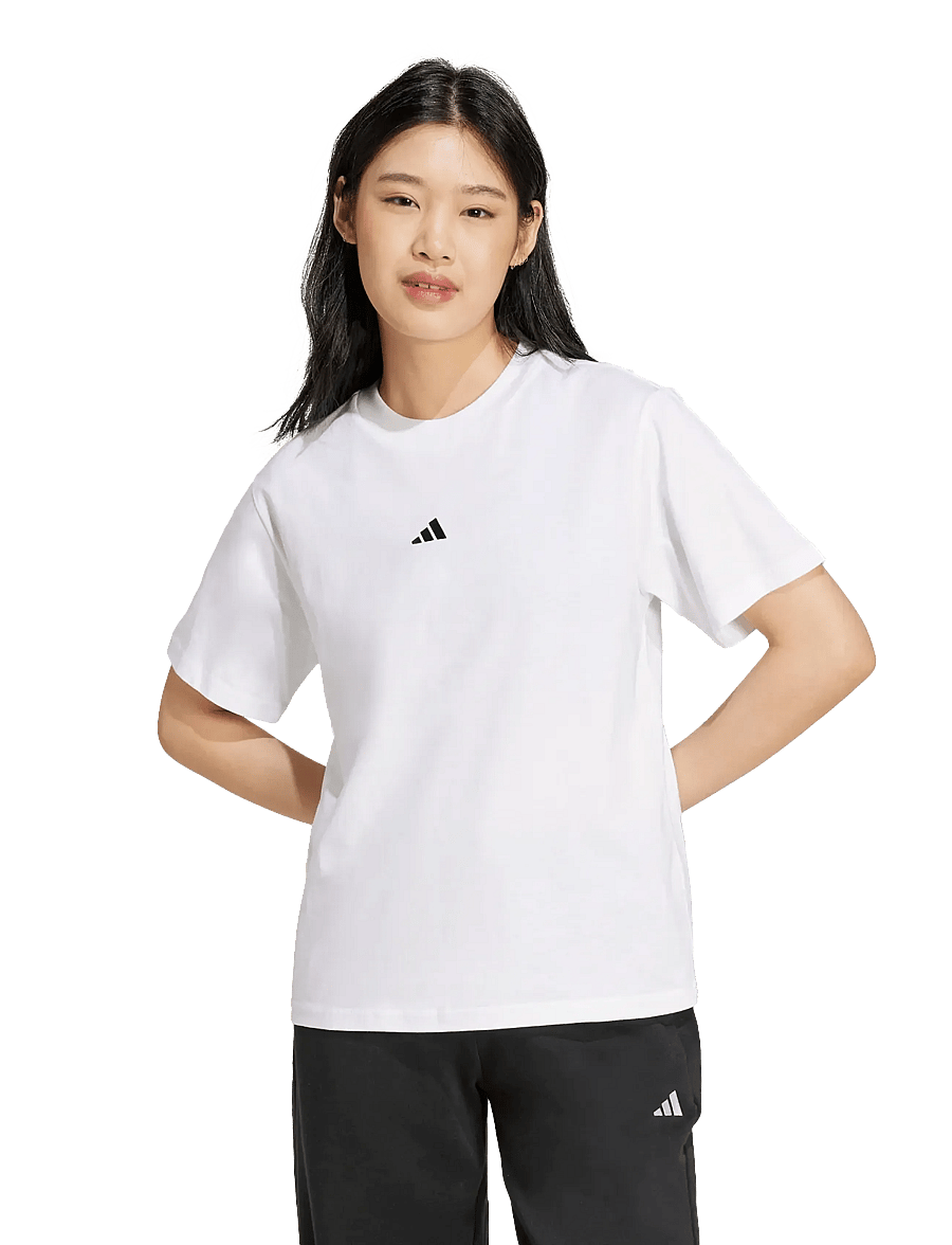 adidas Sportswear - W SL SJ T - t-shirts - white/black - 3