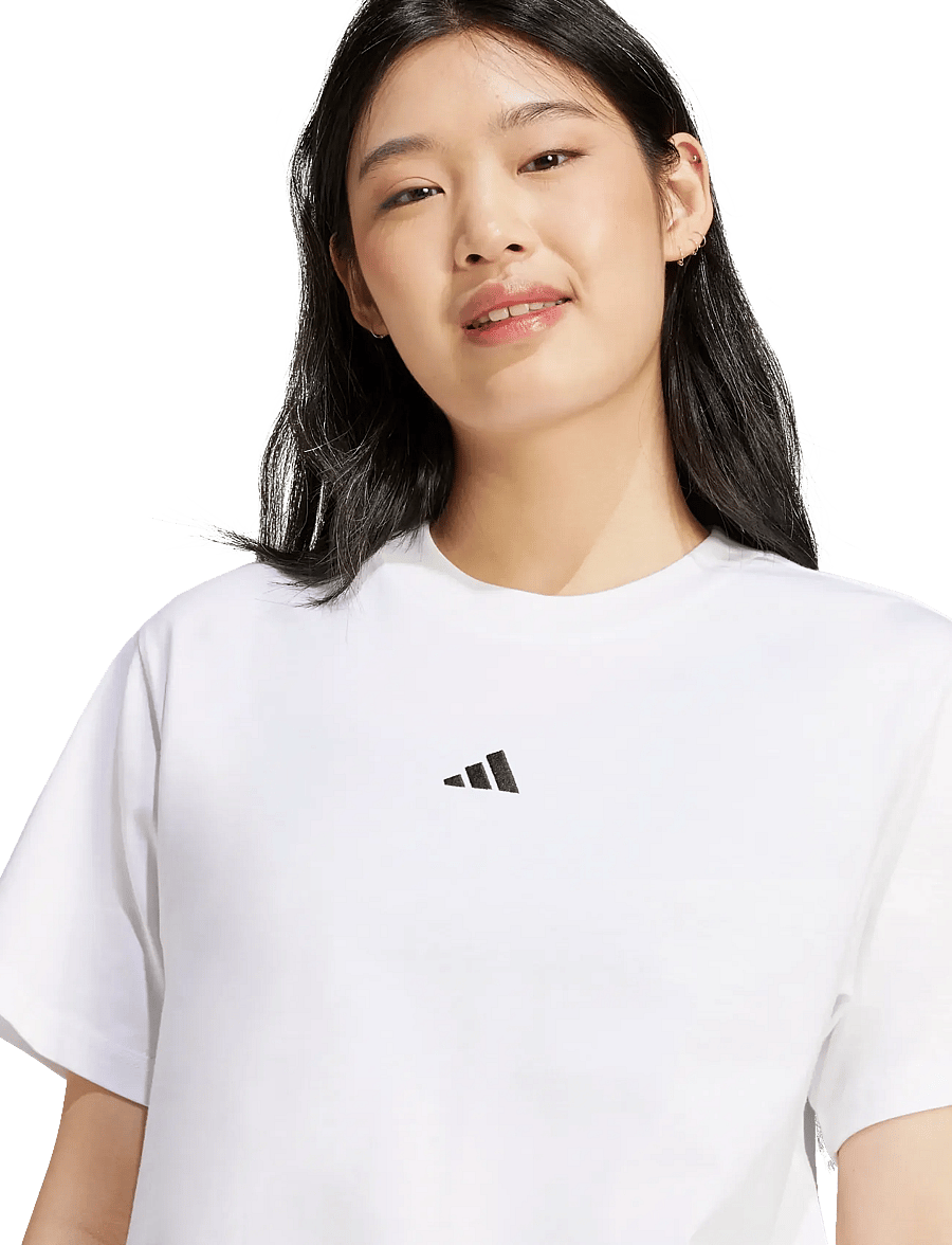 adidas Sportswear - W SL SJ T - t-shirts - white/black - 4