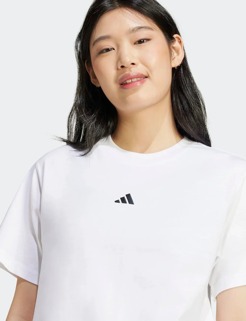 adidas Sportswear - W SL SJ T - t-särgid - white/black - 5