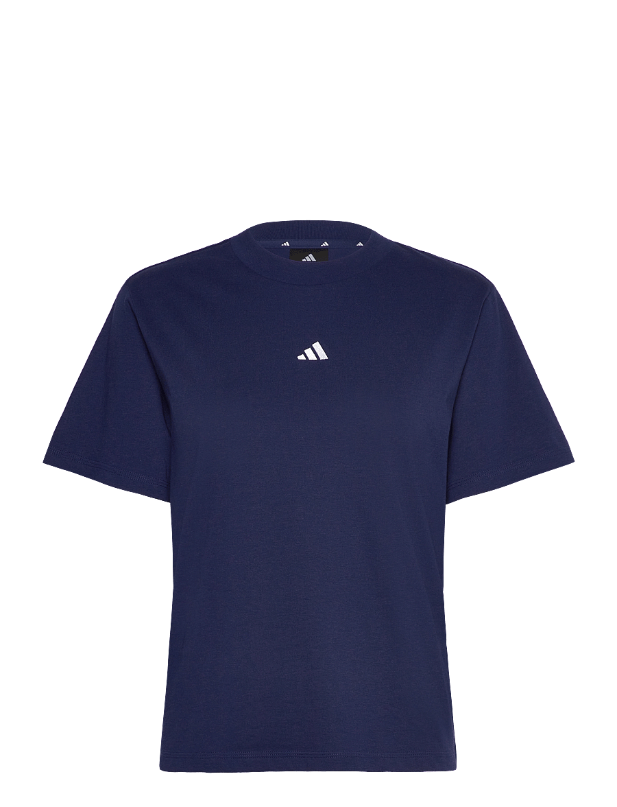 adidas Sportswear - W SL SJ T - t-shirts - dkblue/white - 1