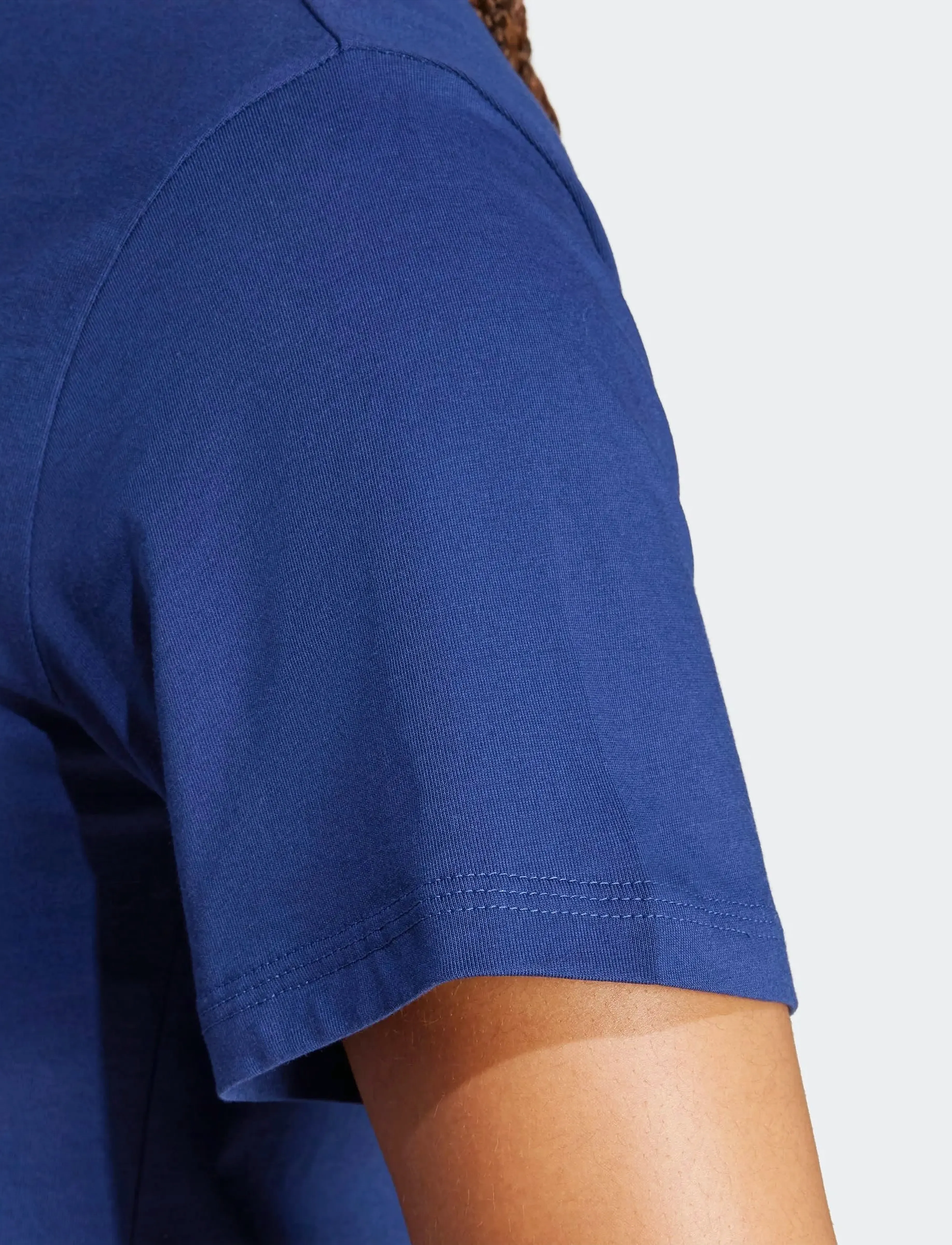 adidas Sportswear - W SL SJ T - t-shirts - dkblue/white - 3