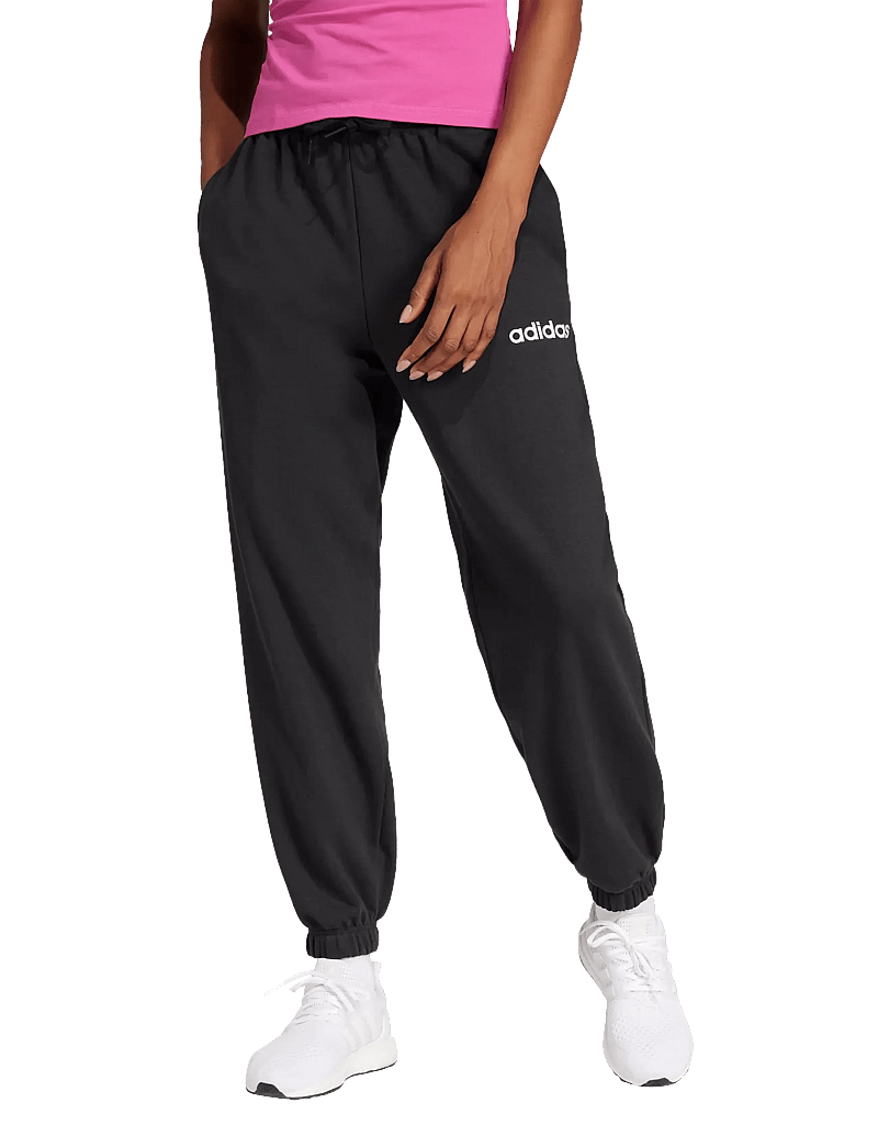 adidas Sportswear - W LIN FT CF PT - treeningpüksid - black/white - 3