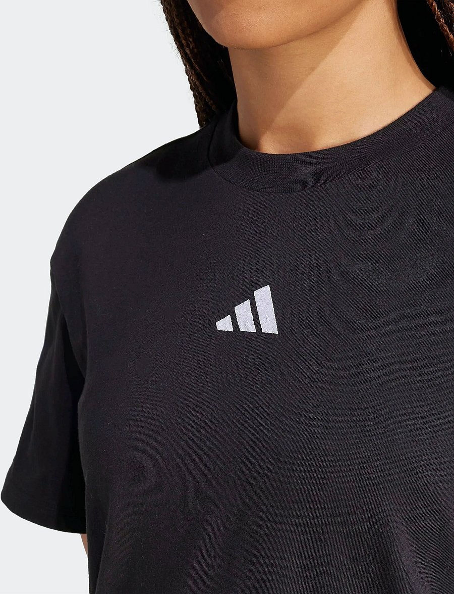 adidas Sportswear - W 3S SJ BF T - t-shirts - black/white - 5