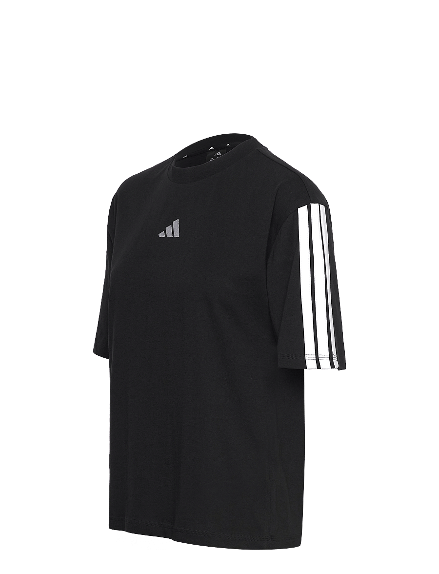 adidas Sportswear - W 3S SJ BF T - t-shirts - black/white - 3