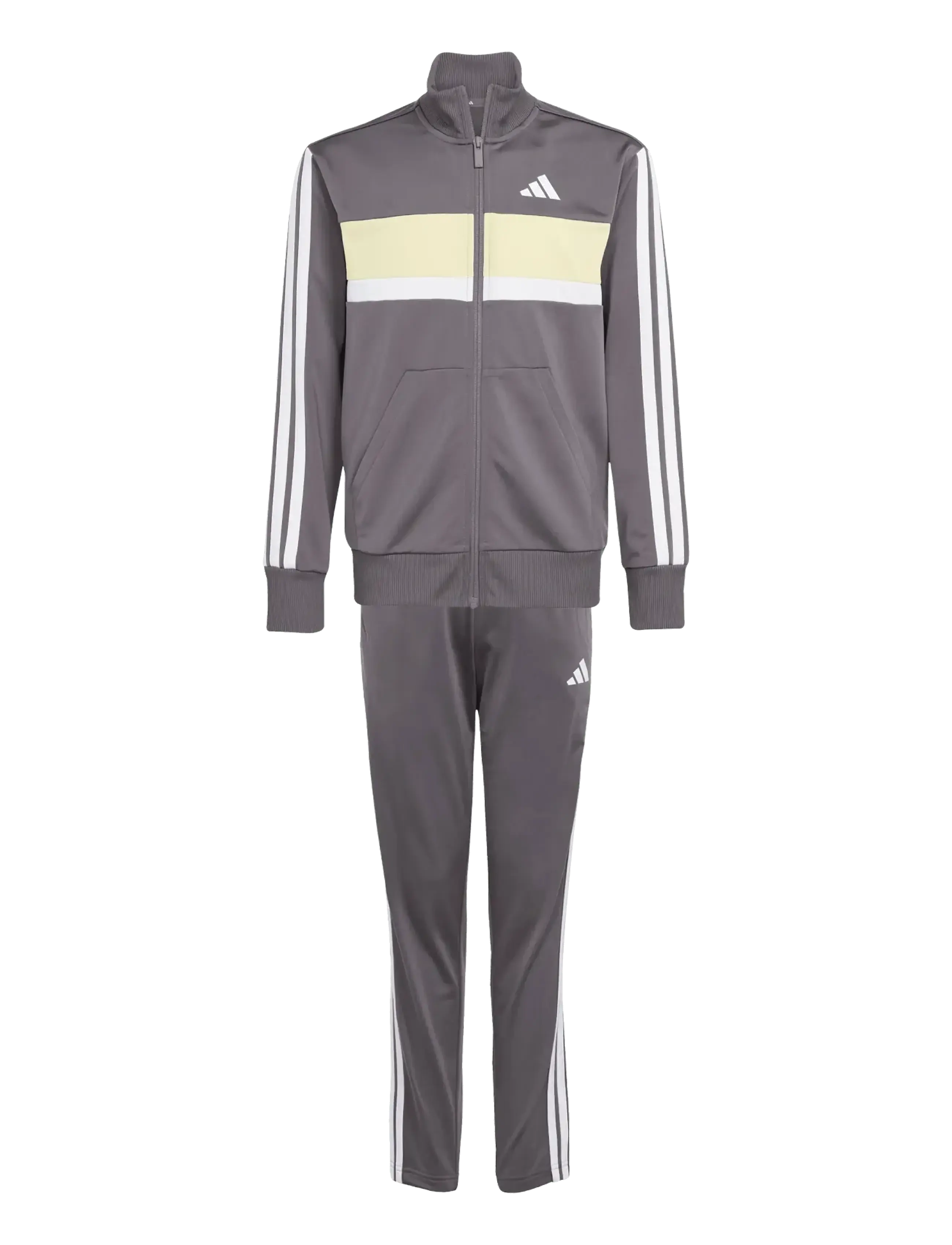 adidas Sportswear J 3S TIBERIO TS - adidas Sportswear - GRESTR/WHITE/POWYEL / grey