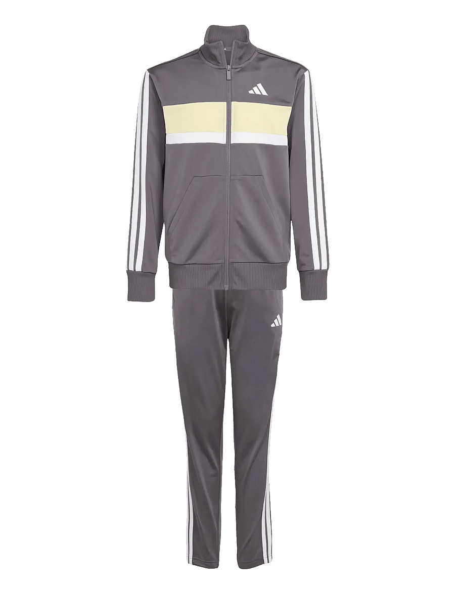 adidas Sportswear - J 3S TIBERIO TS - trainingsanzug - grestr/white/powyel - 1
