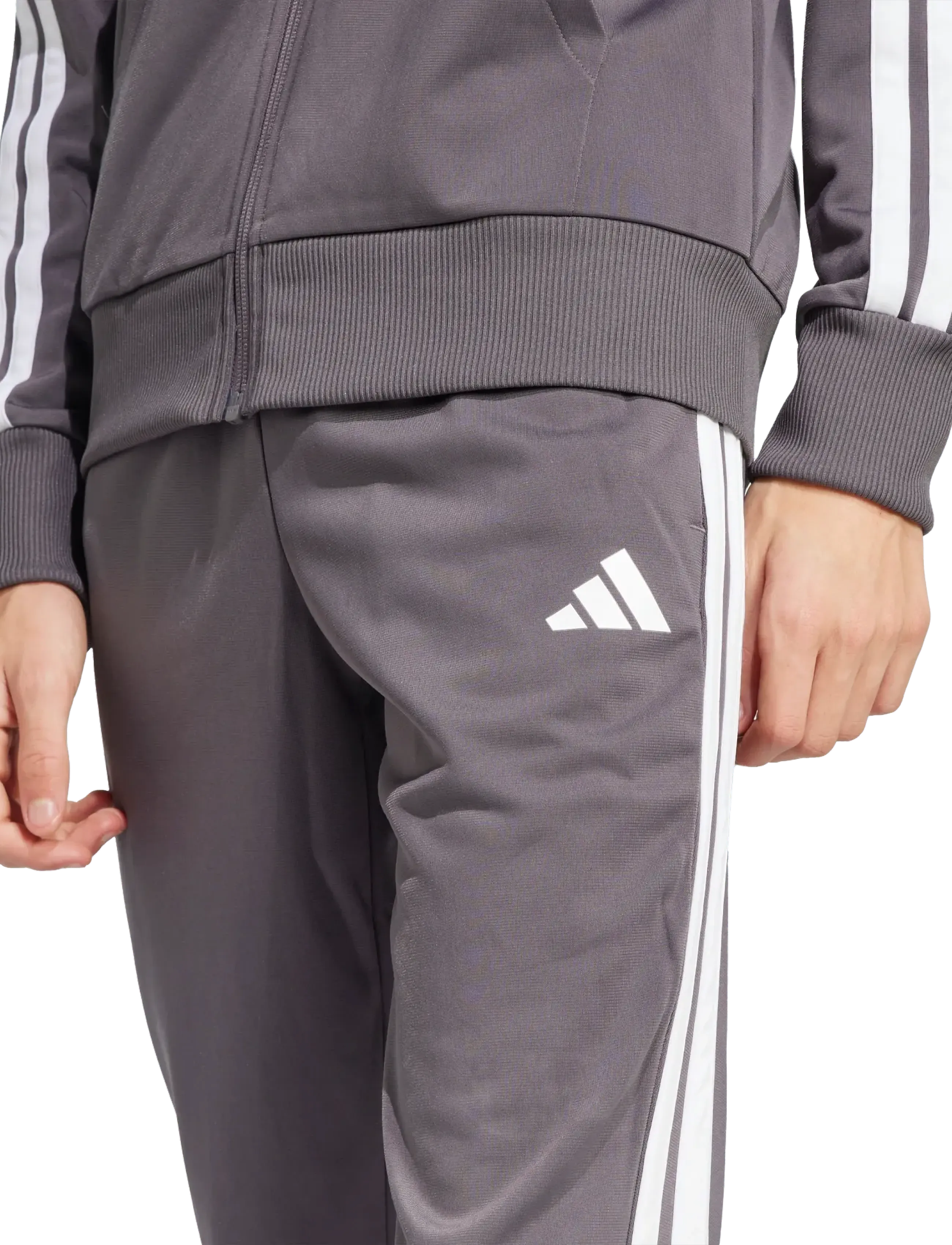 adidas Sportswear - J 3S TIBERIO TS - trainingsanzug - grestr/white/powyel - 5