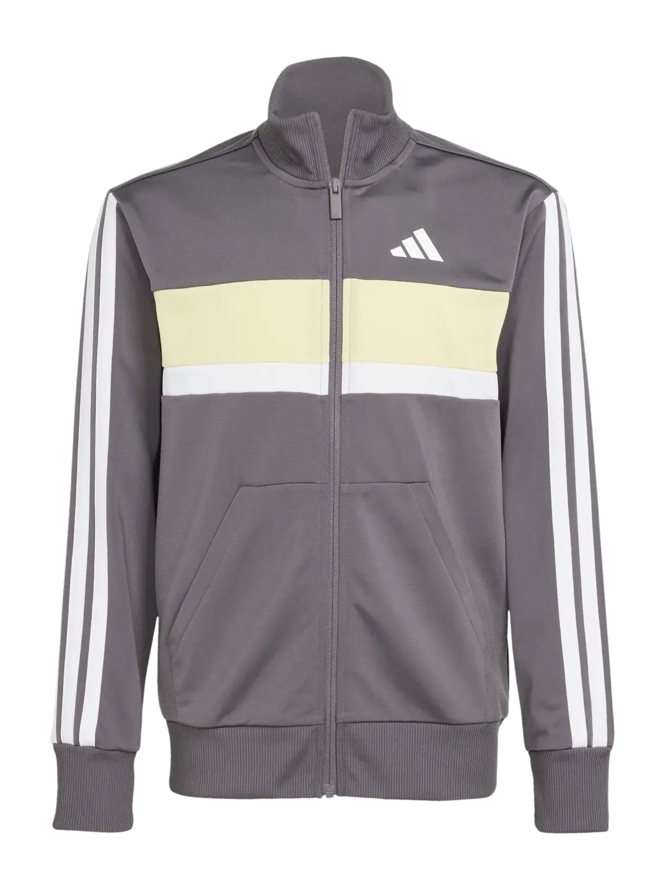 adidas Sportswear - J 3S TIBERIO TS - trainingsanzug - grestr/white/powyel - 3