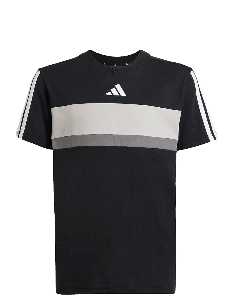 adidas Sportswear - J 3S TIB T - t-krekli ar īsām piedurknēm - black/white - 1