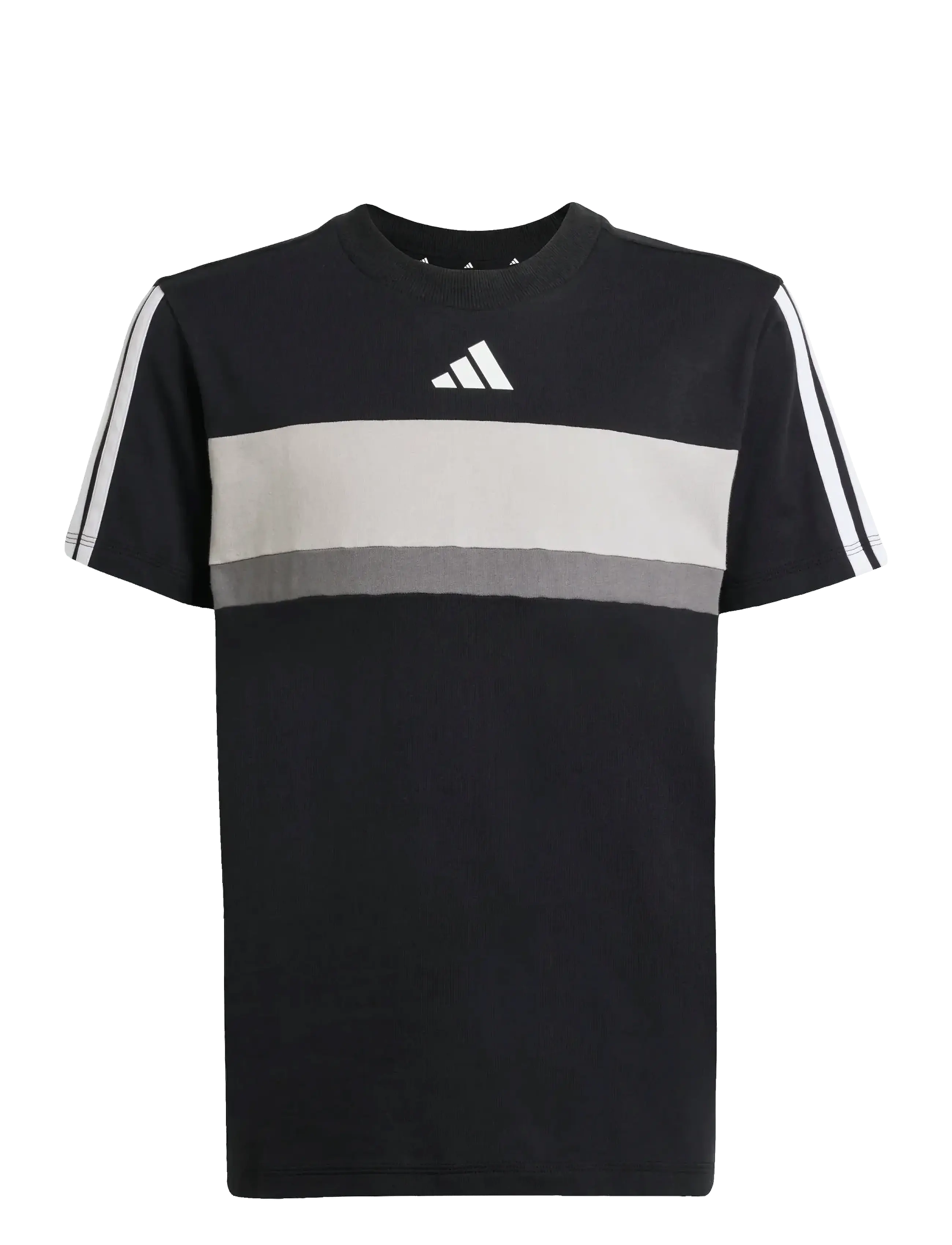 adidas Sportswear J 3S TIB T - 4 for 3 - BLACK/WHITE / black