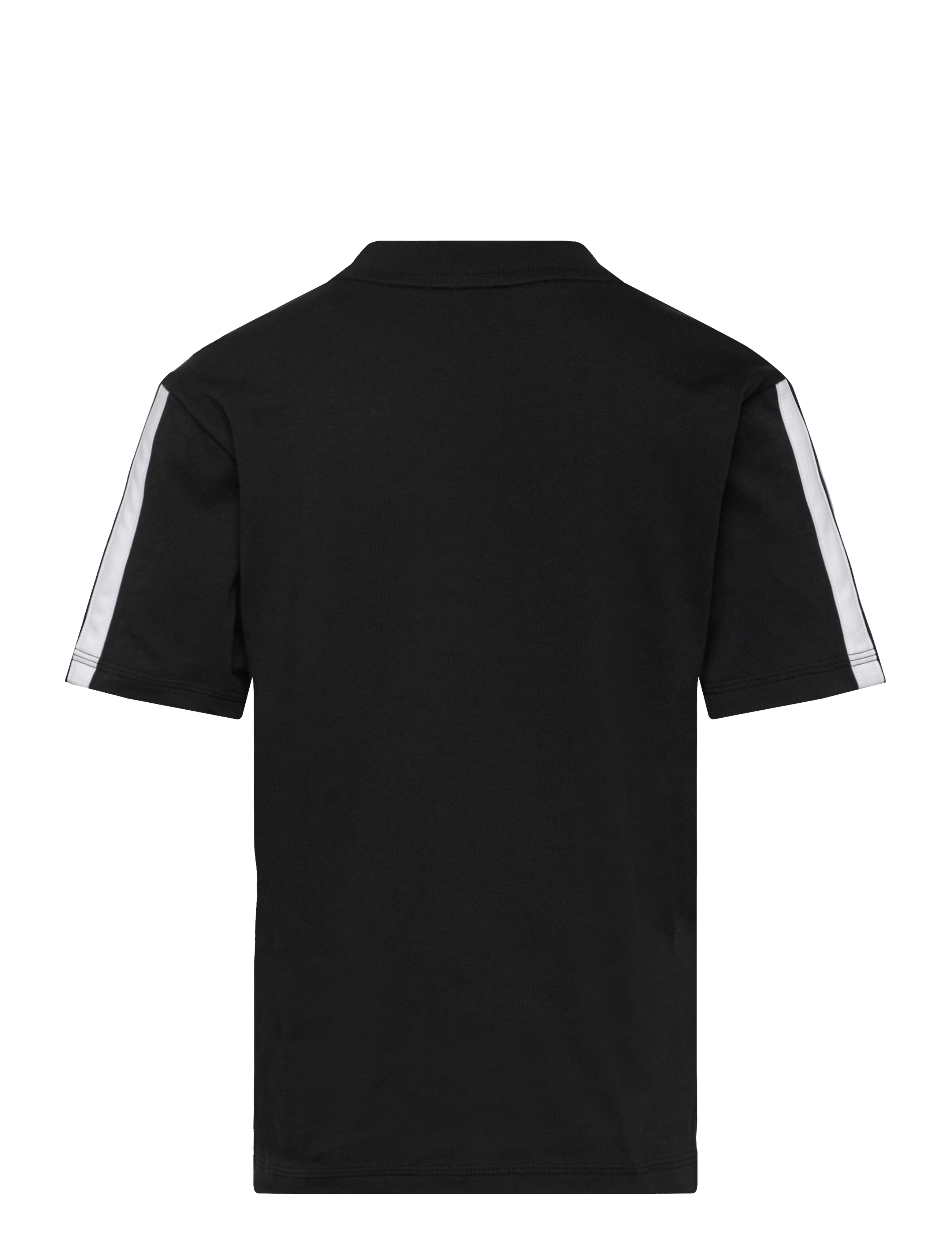 adidas Sportswear - J 3S TIB T - short-sleeved t-shirts - black/white - 2