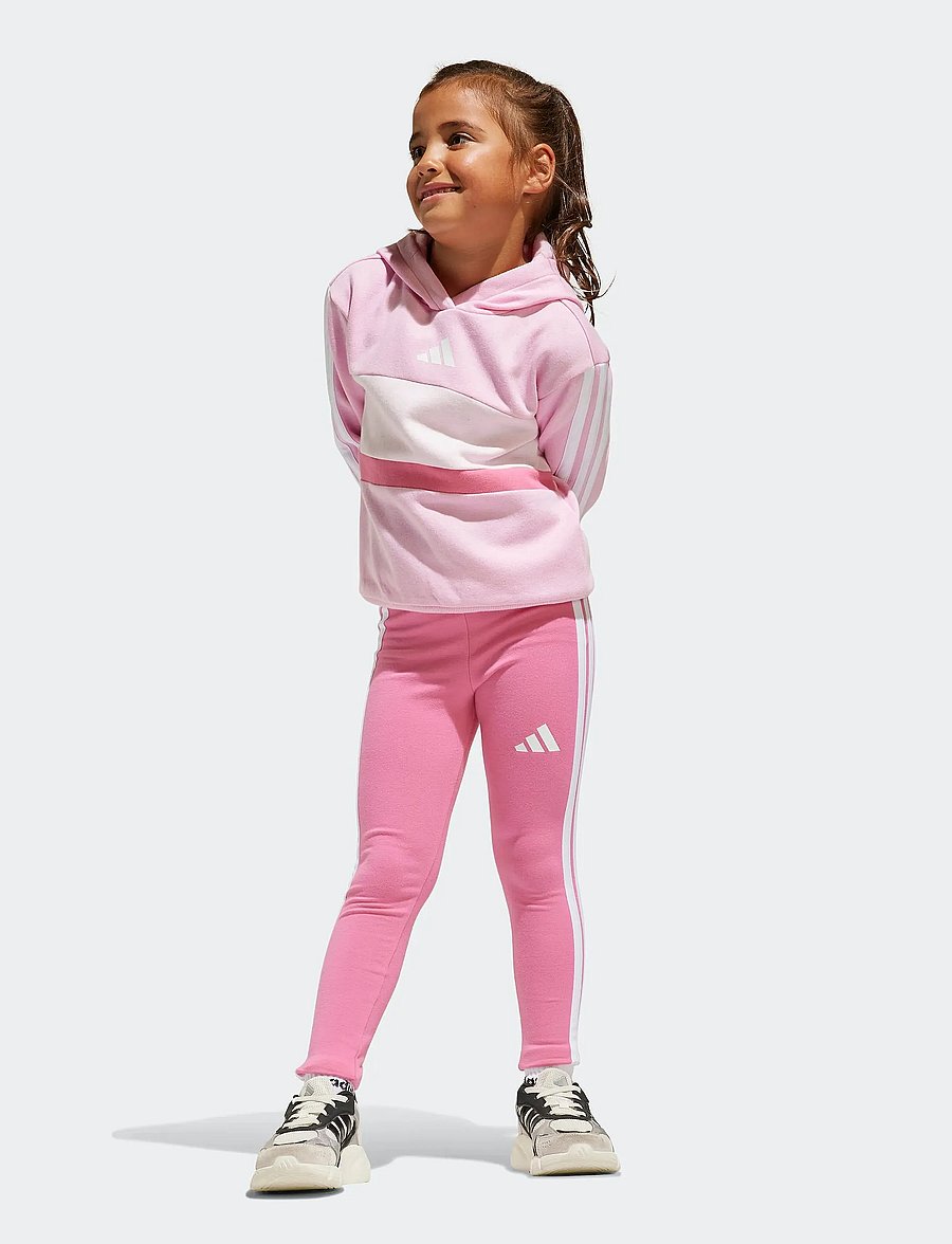 adidas Sportswear - LG 3S TIB FL ST - hlaupafatnaður - trupnk/white/clpink - 0