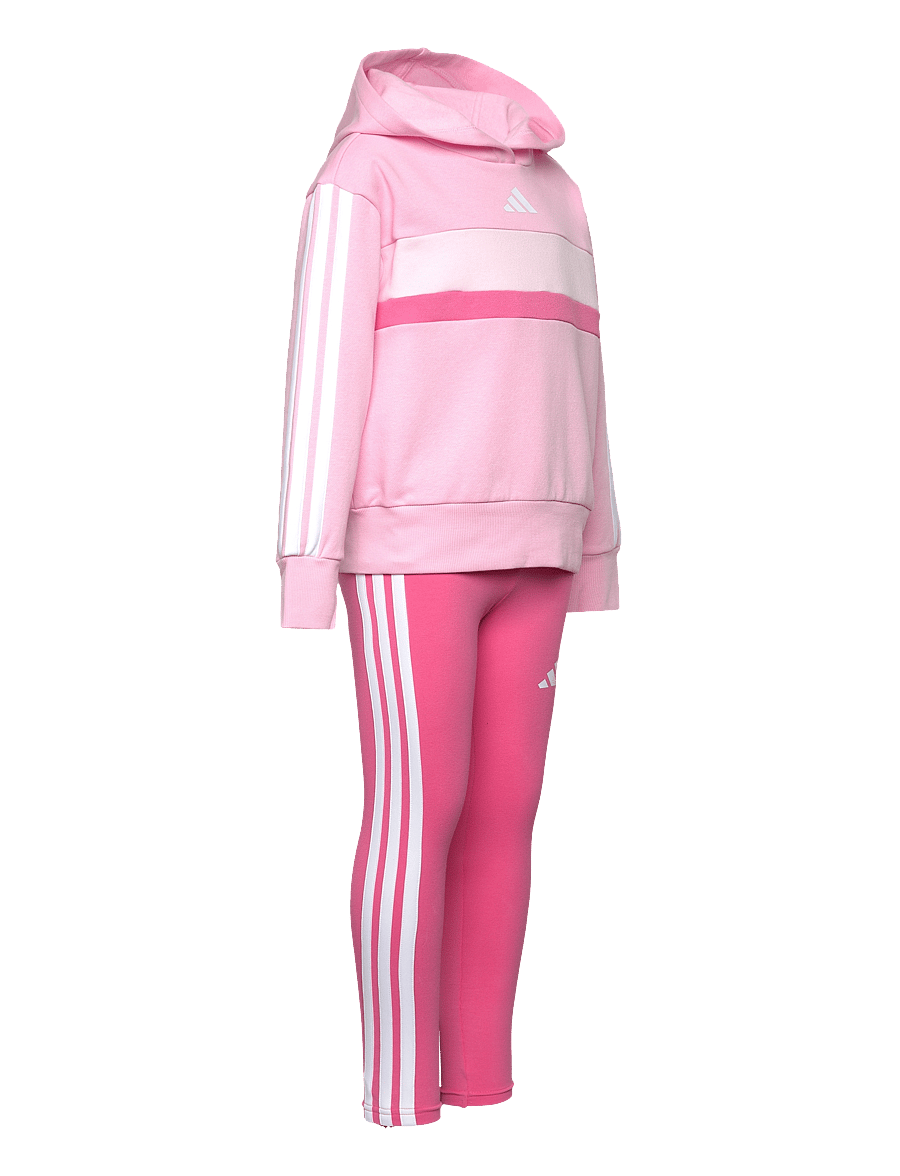 adidas Sportswear - LG 3S TIB FL ST - hlaupafatnaður - trupnk/white/clpink - 4
