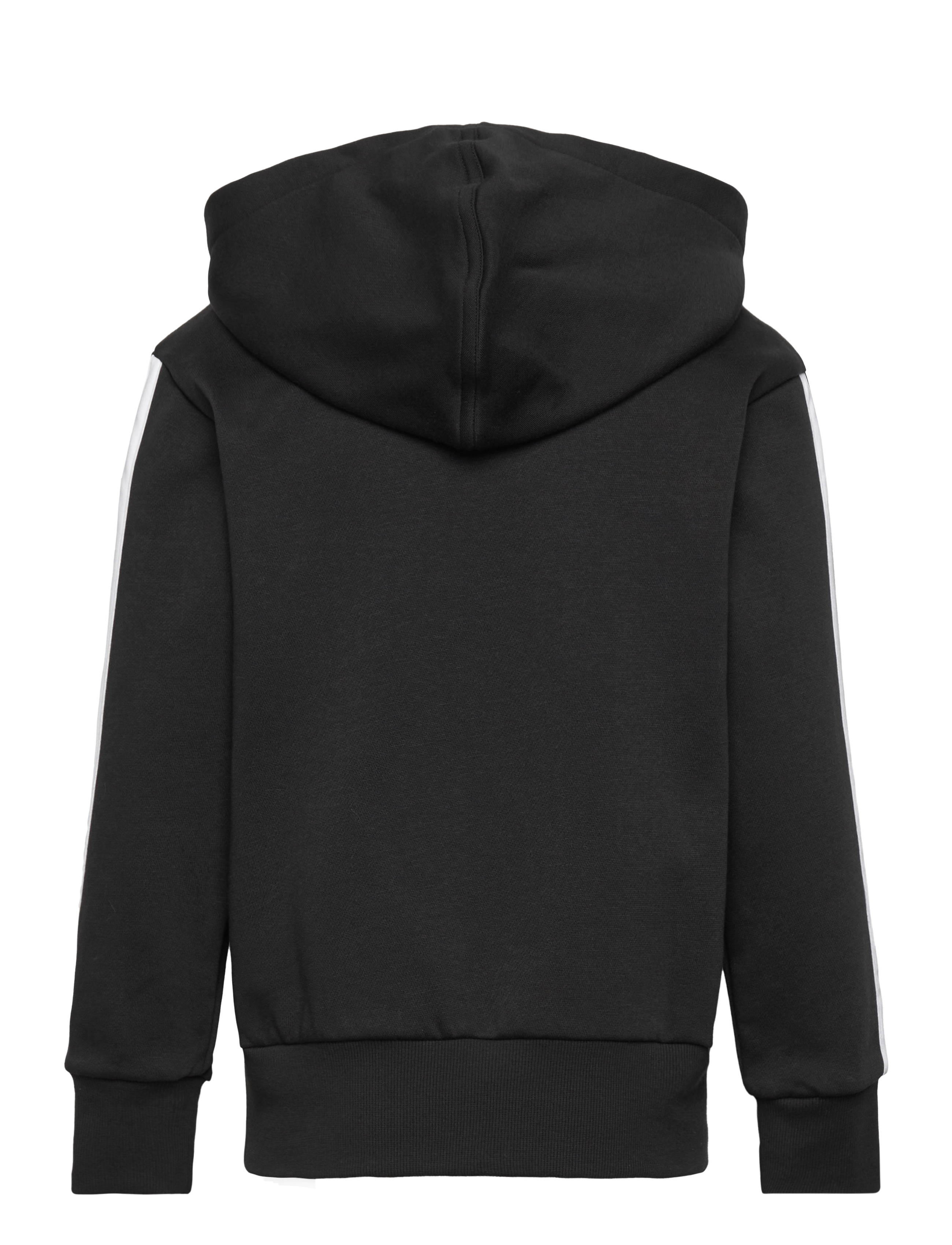 adidas Sportswear - J 3S TIB FL HD - kapuzenpullover - black/white/gretwo - 2
