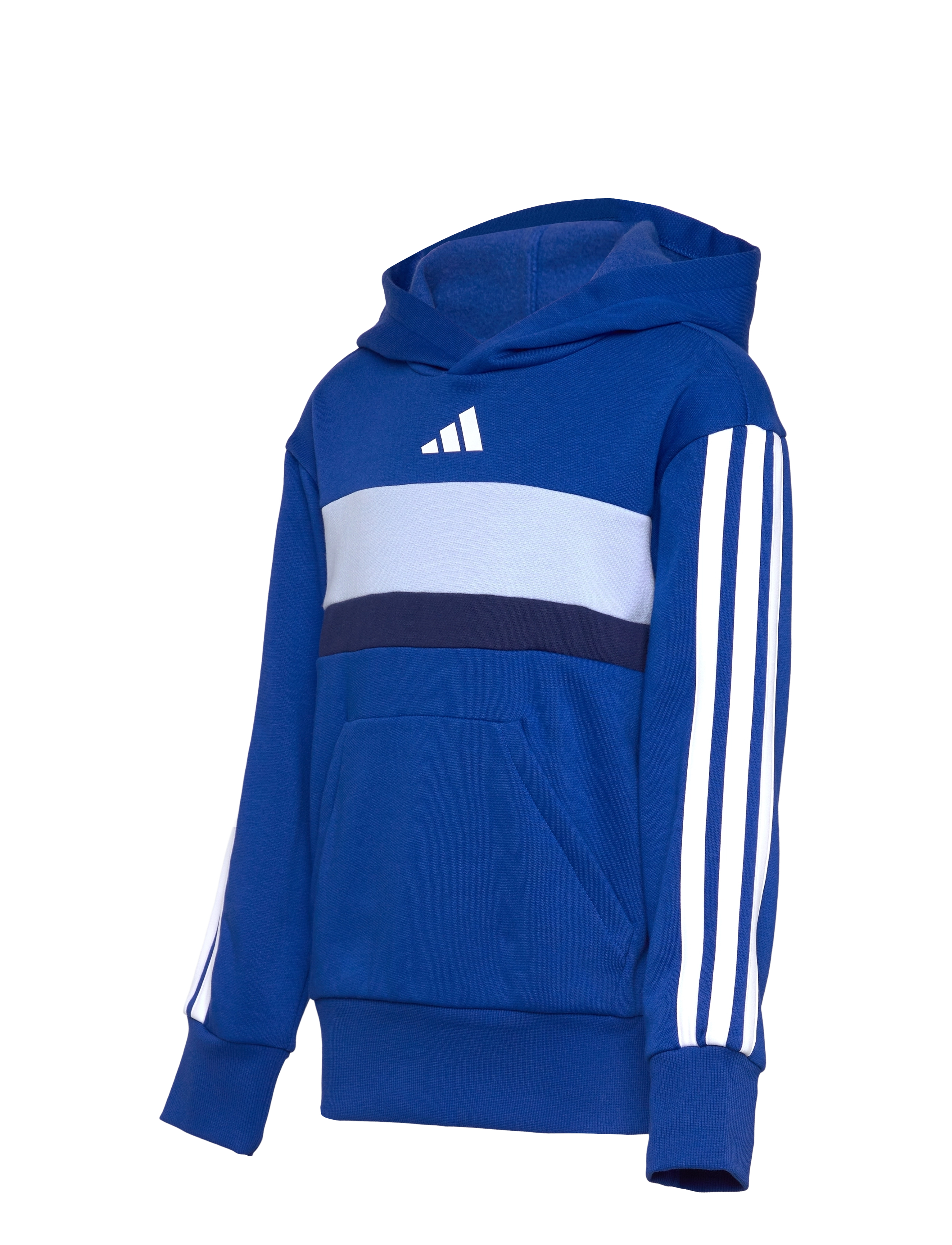 adidas Sportswear - J 3S TIB FL HD - hættetrøjer - royblu/white/globlu - 3