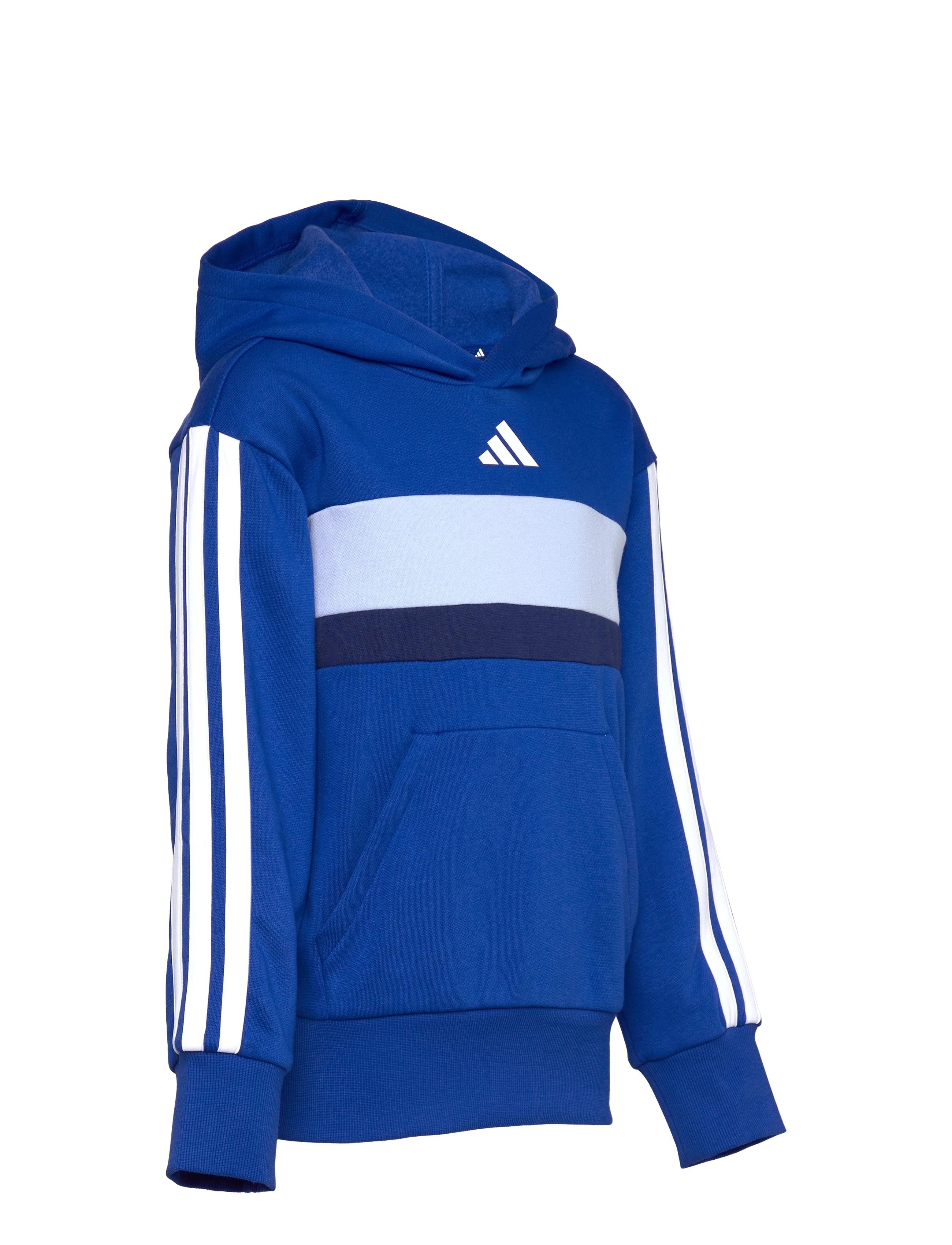 adidas Sportswear - J 3S TIB FL HD - hættetrøjer - royblu/white/globlu - 4