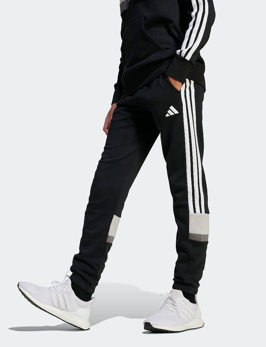 adidas Sportswear - J 3S TIB FL PT - black/white/gretwo - 0