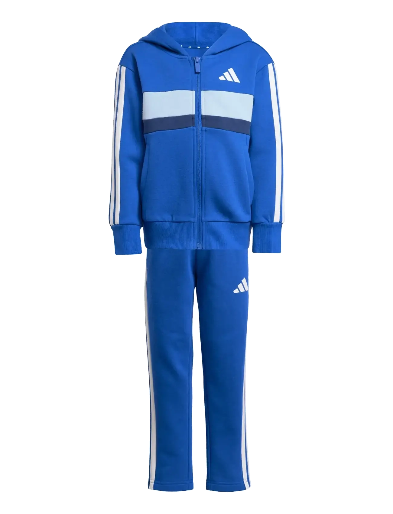 adidas Sportswear LK 3S TIB FL TS - Joggingsæt - ROYBLU/WHITE/GLOBLU / blue