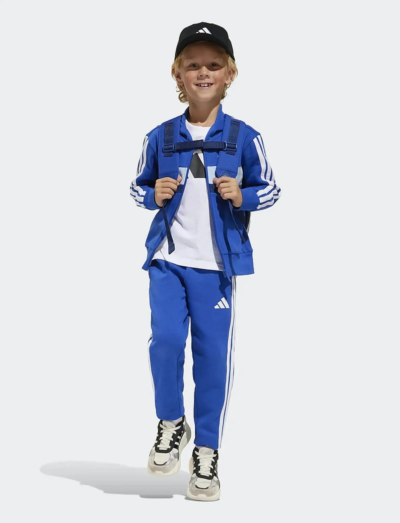 adidas Sportswear - LK 3S TIB FL TS - treniņtērpi un divdaļīgi komplekti - royblu/white/globlu - 0