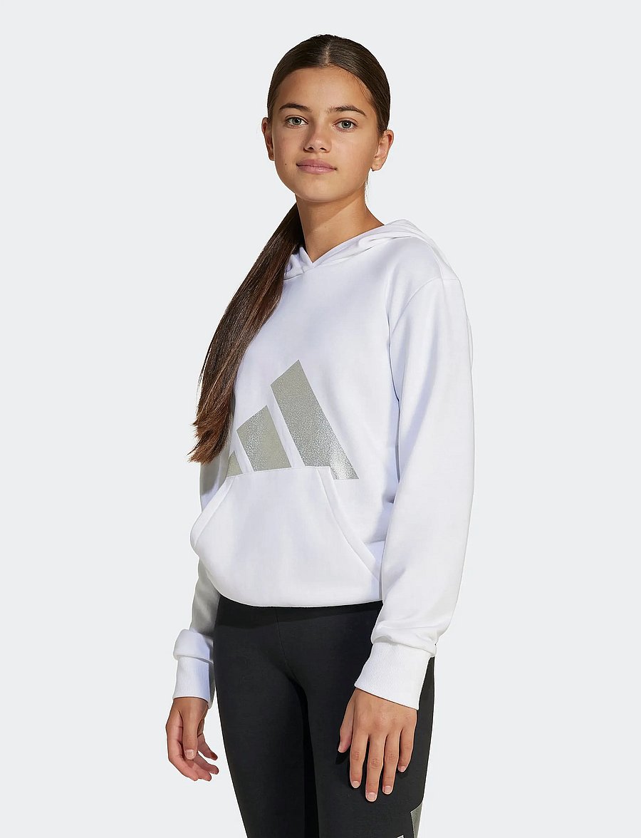 adidas Sportswear - JG GLAM HD - kapuzenpullover - white/silvmt - 0