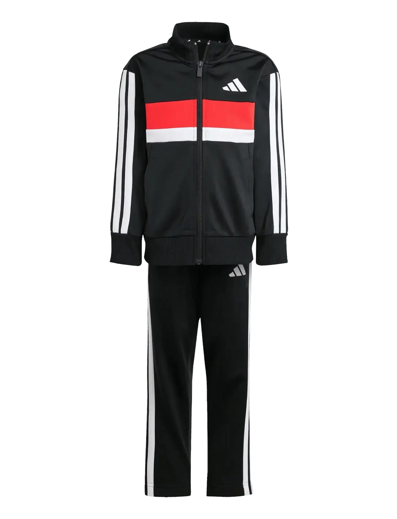 adidas Sportswear - LK 3S TIB TS - sportiniai kostiumai - black/white/purrub - 1