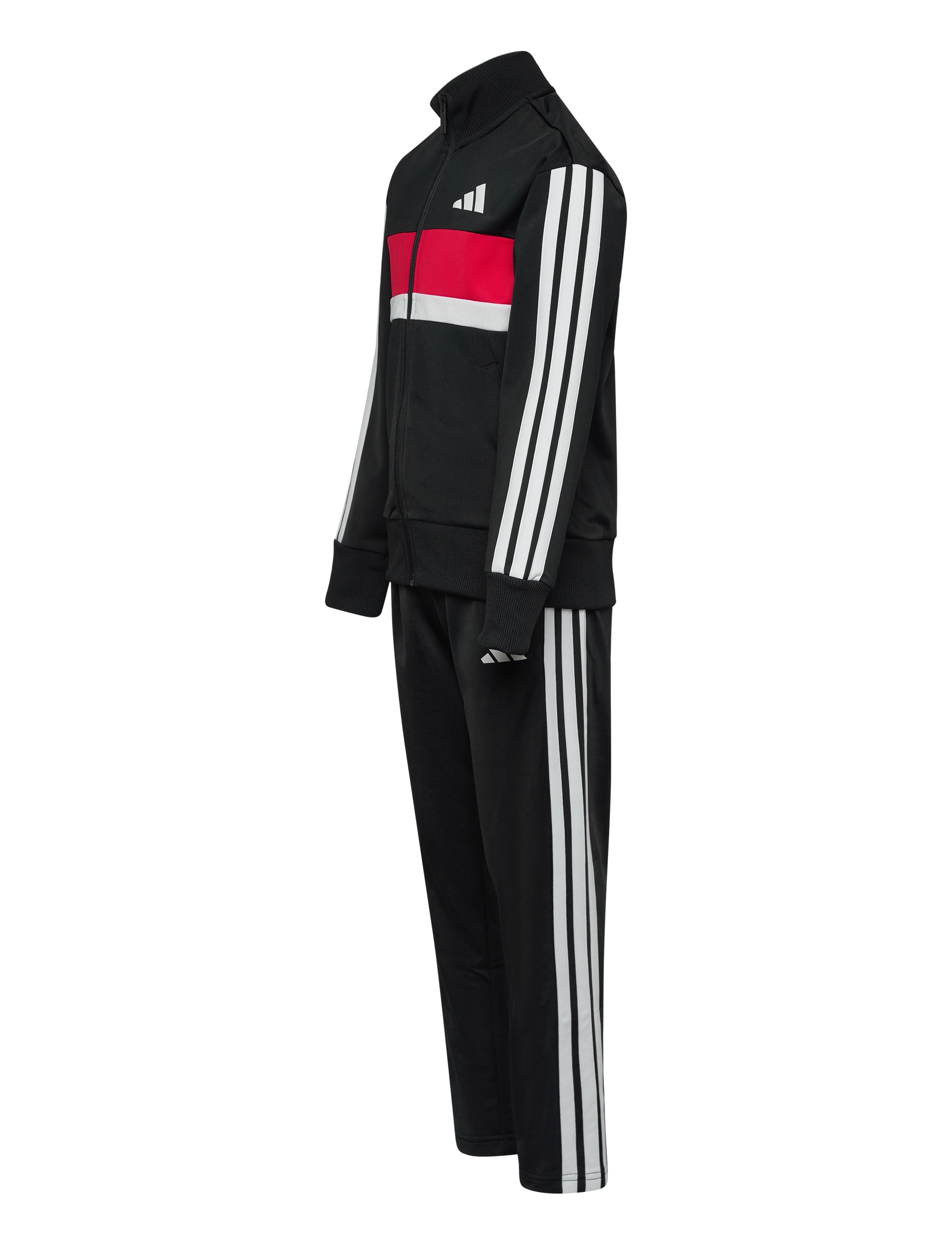 adidas Sportswear - LK 3S TIB TS - sportiniai kostiumai - black/white/purrub - 5