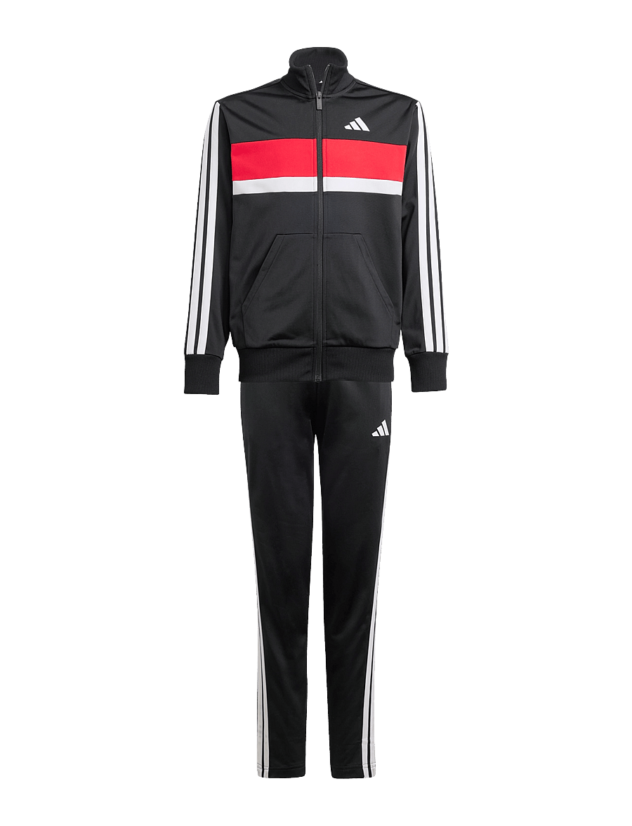 adidas Sportswear - J 3S TIBERIO TS - joggingsæt & matchende sæt - black/white/purrub - 1