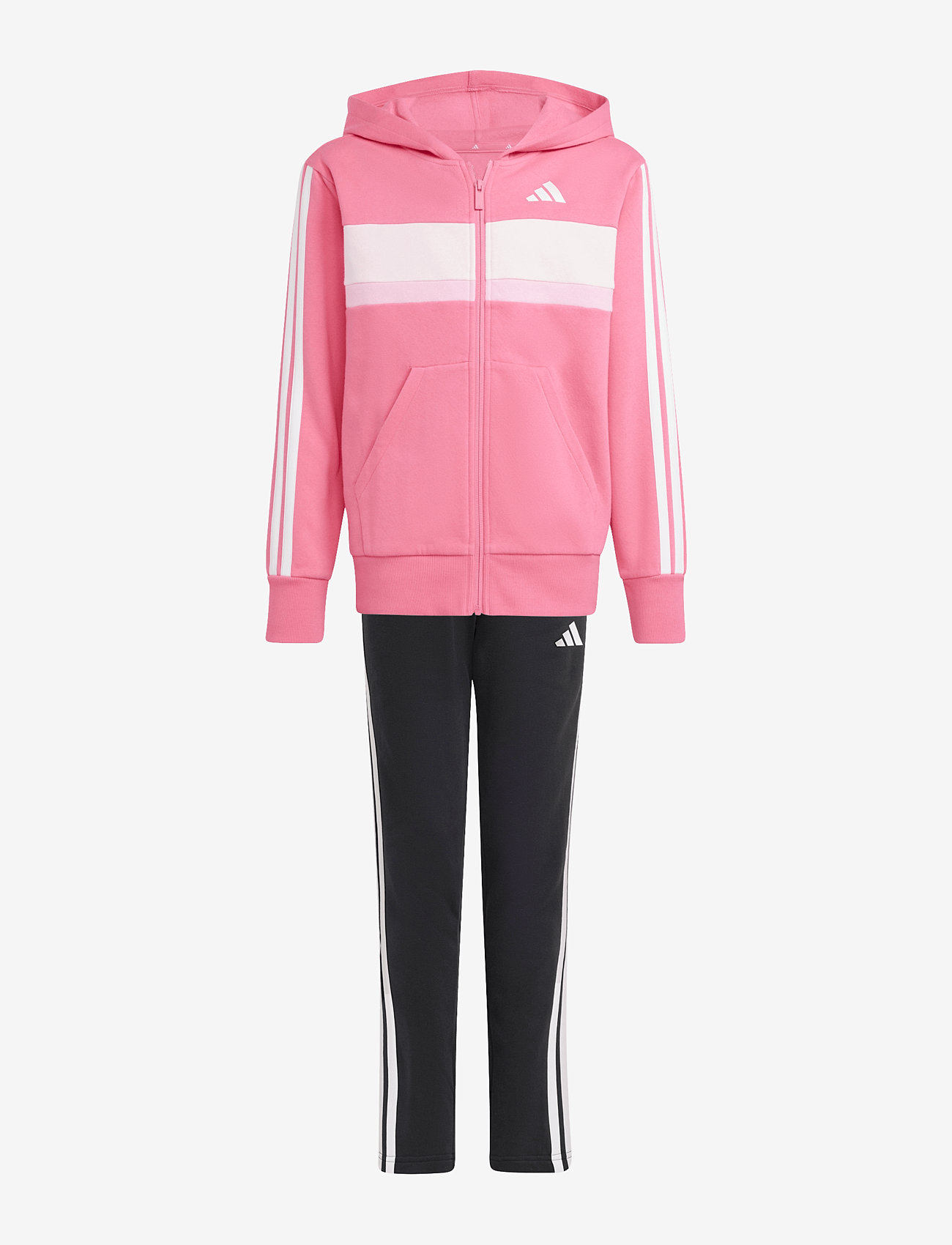adidas Sportswear - J 3S TIB FL TS - treningsdrakt og sett av 2 plagg - pnkfus/white/clpink - 1